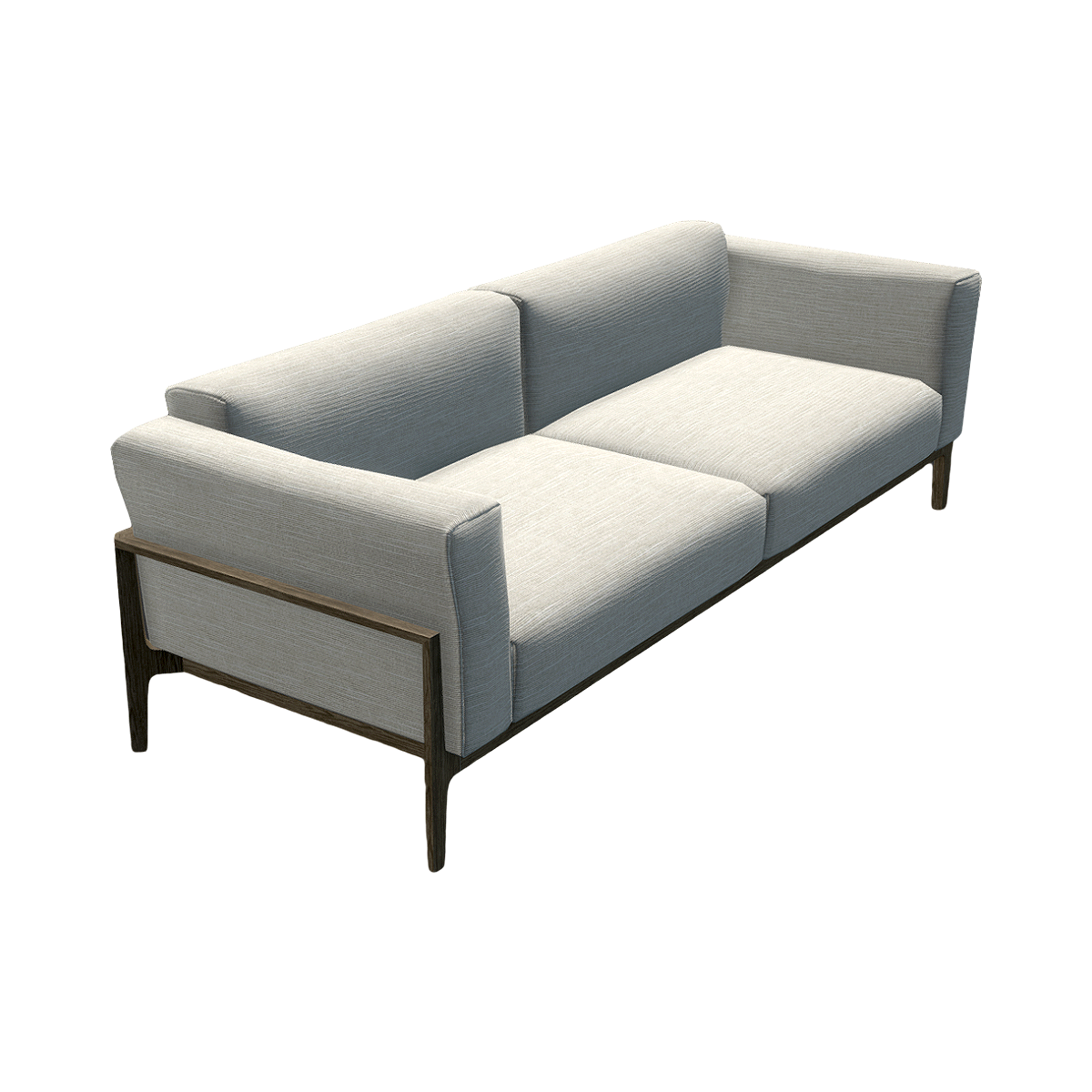 Simple Nordic style fabric sofa 3D model