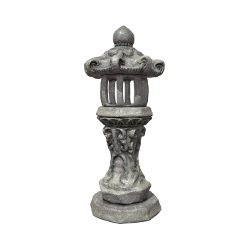 Antique courtyard stone lantern 3D model