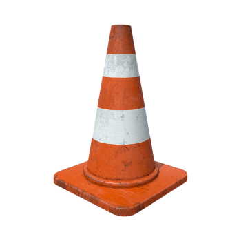 Do old barricade cone 3D model
