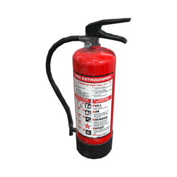3D model of dry powder fire extinguisher