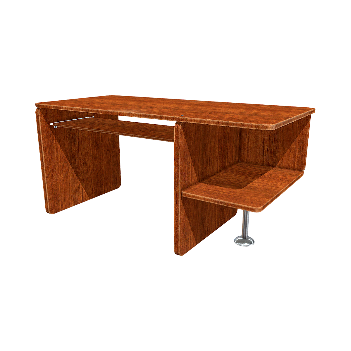 Solid wood multi-function desk 3D model