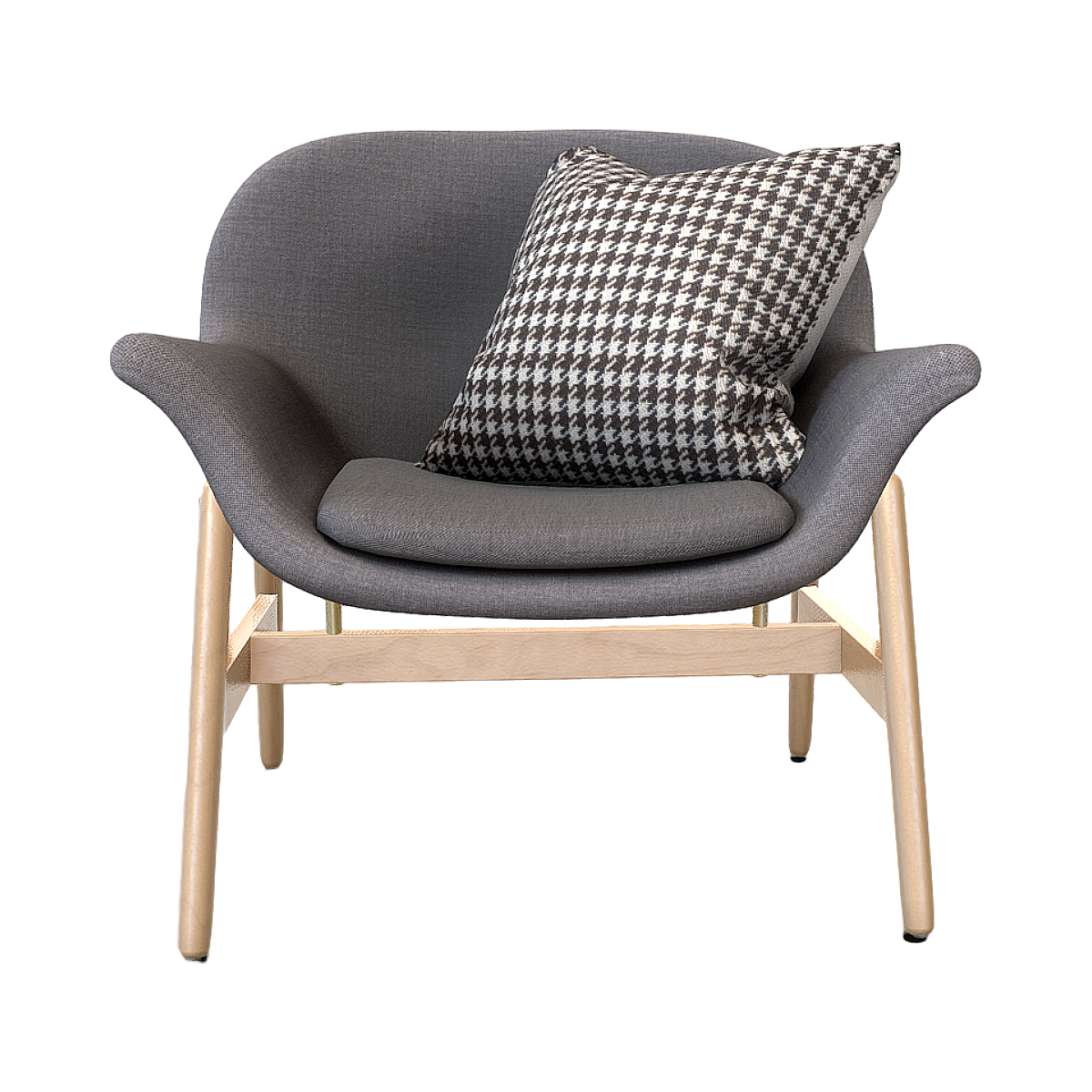 Nordic leisure chair 3D model