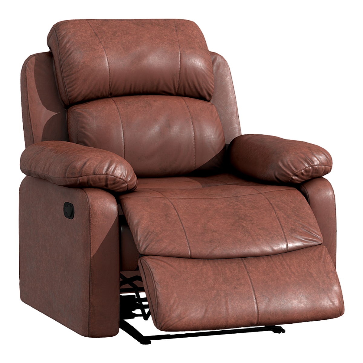 Leather Single Multi-function Electric Sofa 3D Model