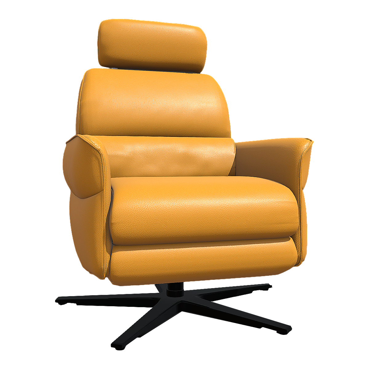 Leather swivel chair 3D model