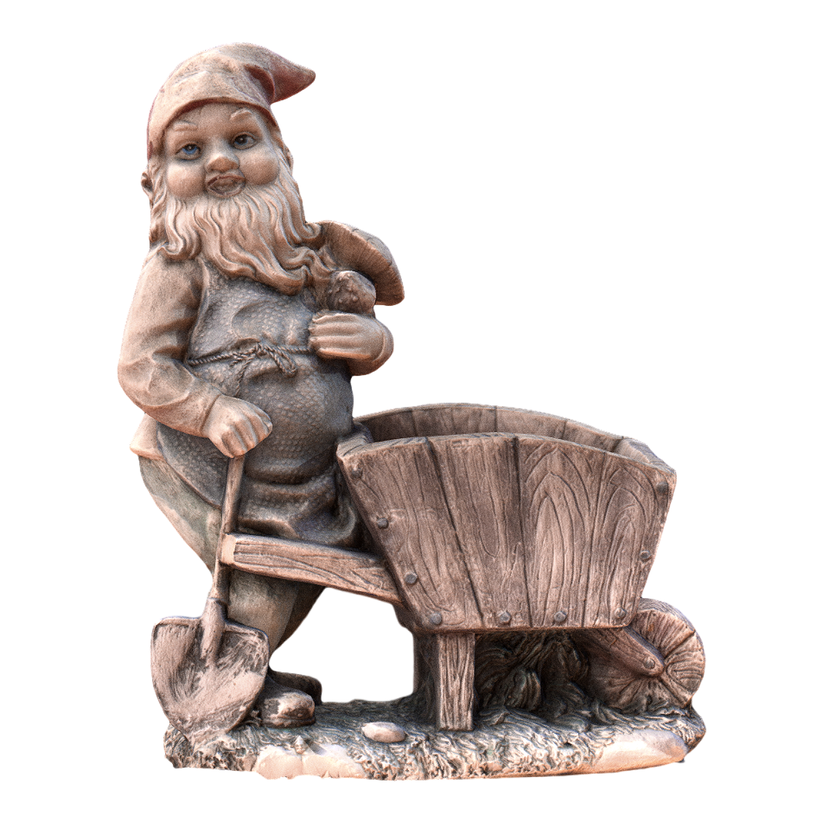 European-style retro figure sculpture resin potted plant ornaments