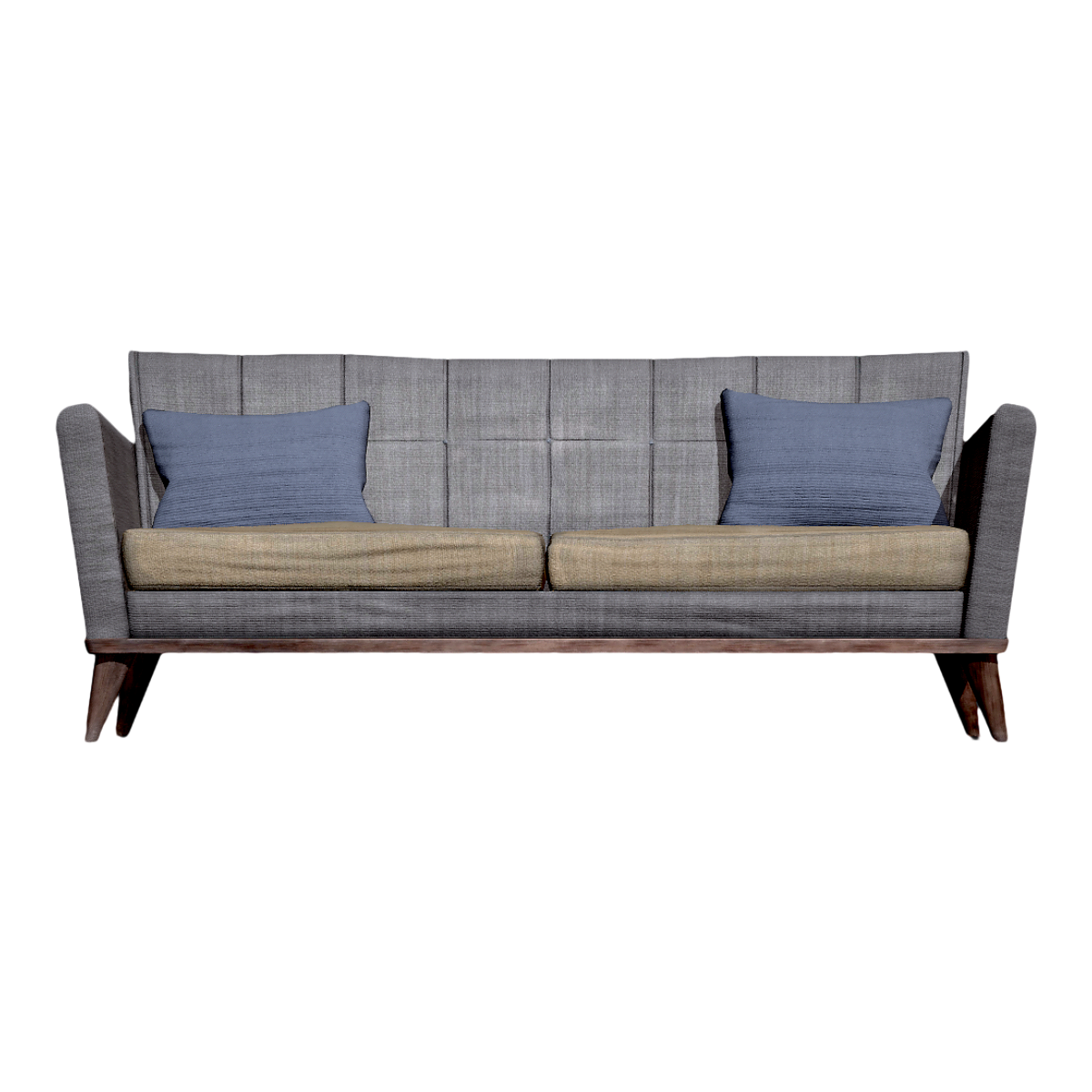 Nordic Style High-Foot Fabric Sofa