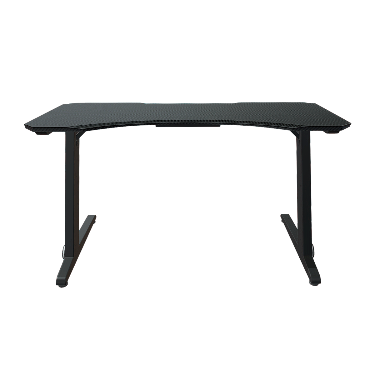 Simple Black Curved Carbon Fiber E-sports Table