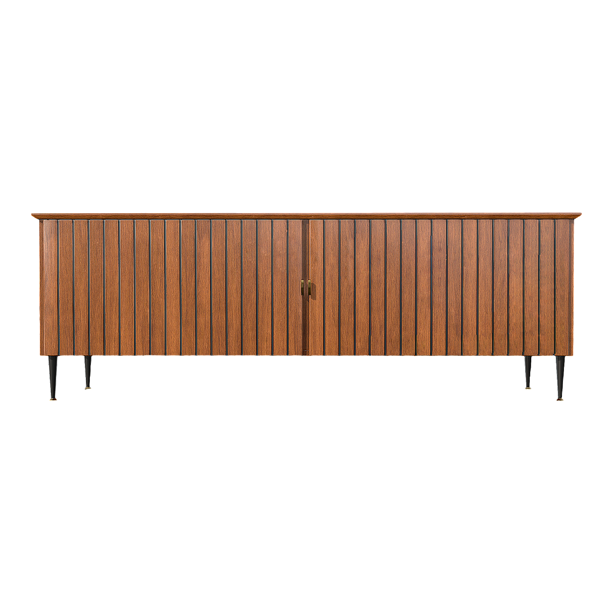 Japanese Style Simple Solid Wood Tall TV Cabinet