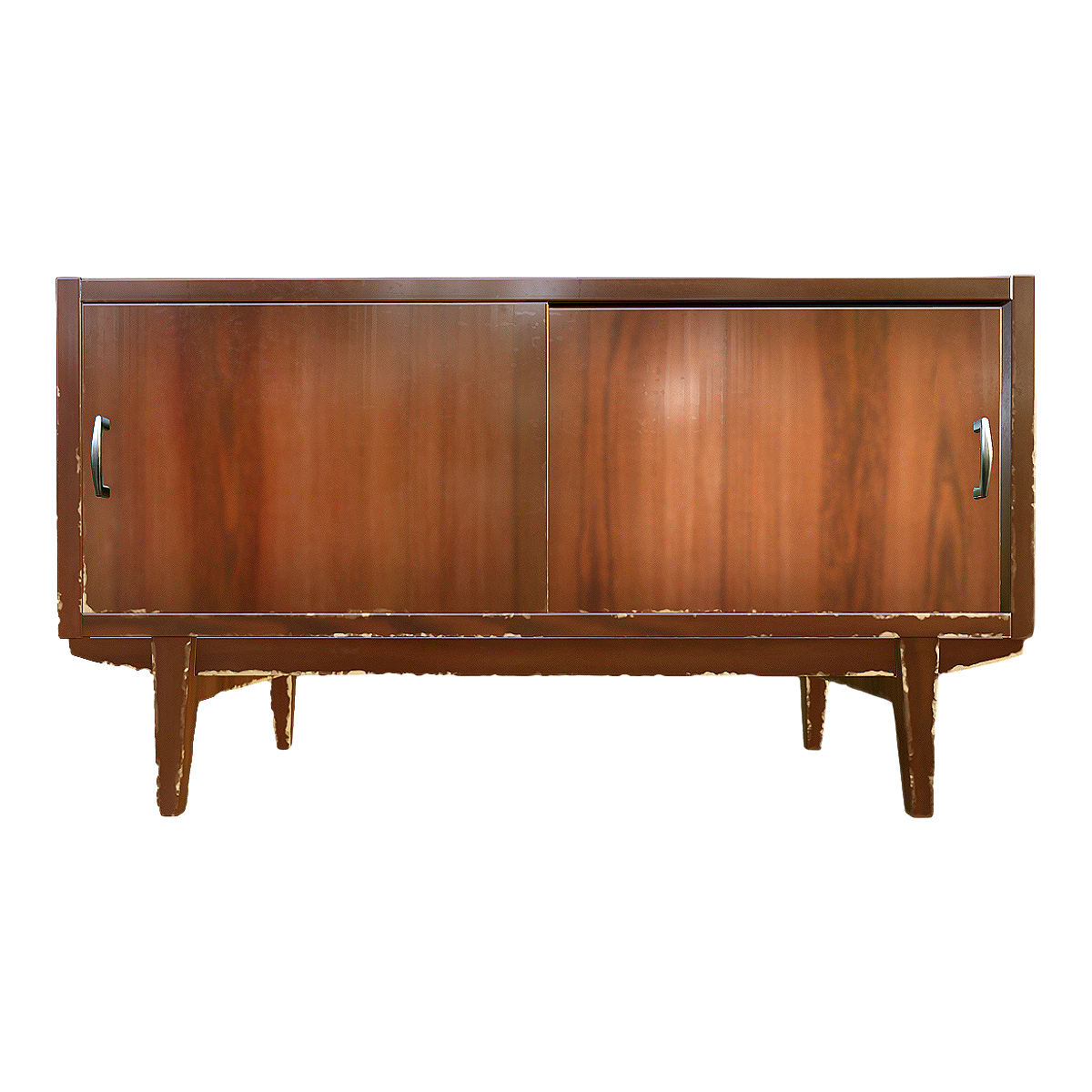 Simple Old Solid Wood Floor Sideboard