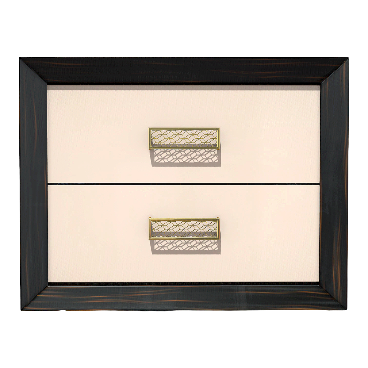 Modern Simple Light Luxury Double Drawer Bedside Table