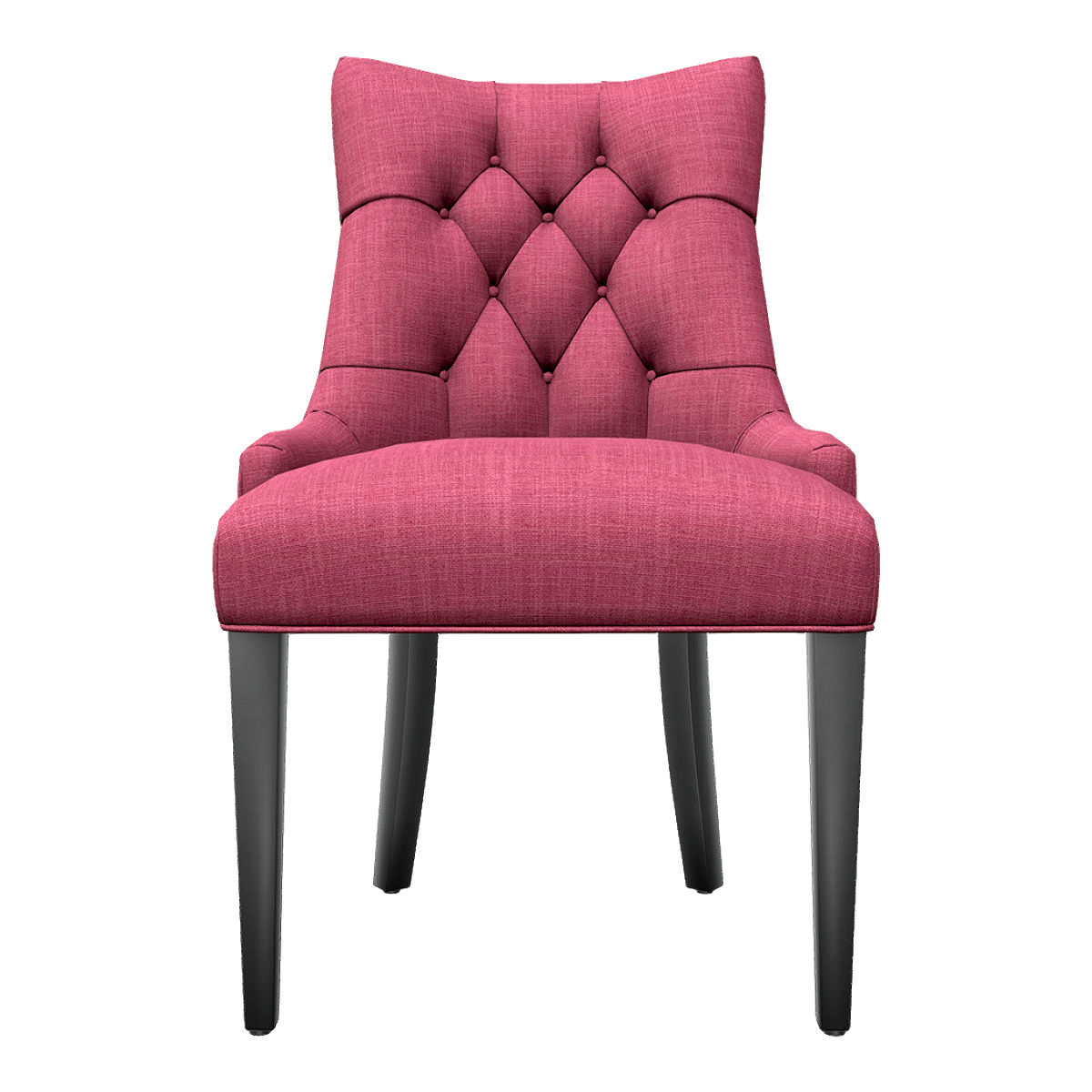 Modern Nordic Rose Red Fabric Soft Bag Backrest Chair