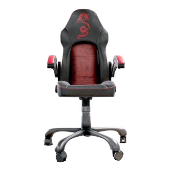 Modern Casual Red and Black Color Leather E-sports Chair