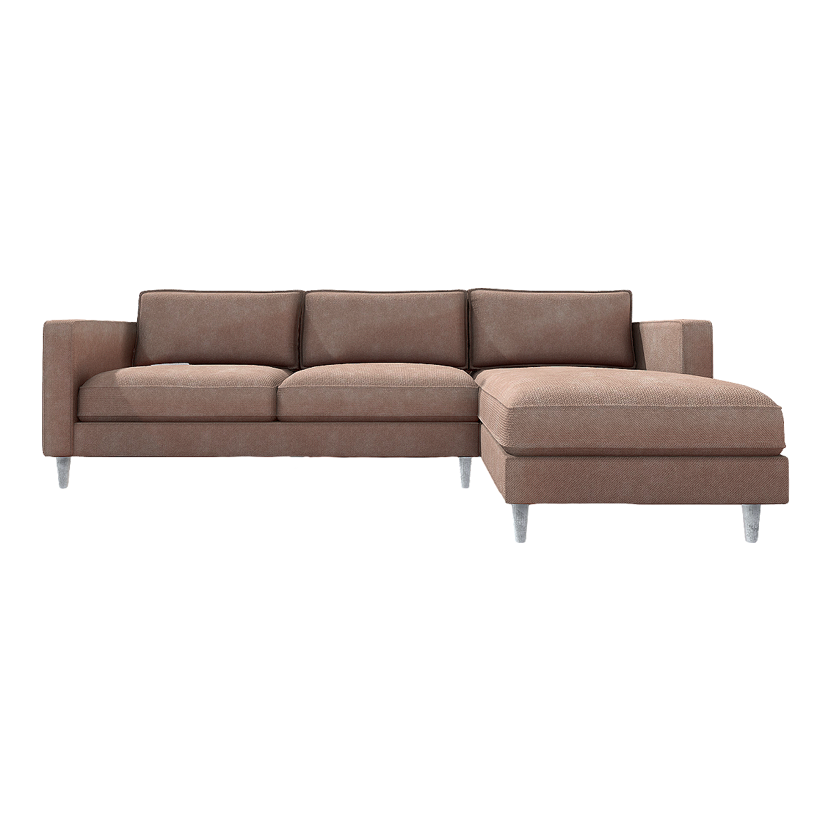 Modern Italian Simple Light Luxury khaki Fabric Sofa Multi-seat Corner Sofa