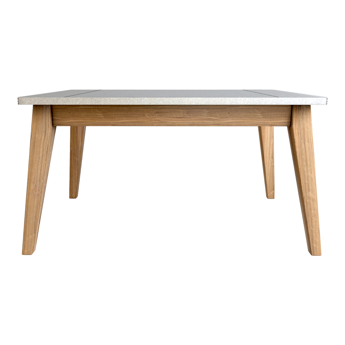 Modern Simple Nordic Cream Style Solid Wood Rectangular Dining Table