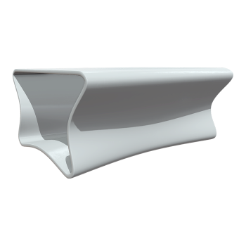 Post-modern minimist style white creative plastic stool