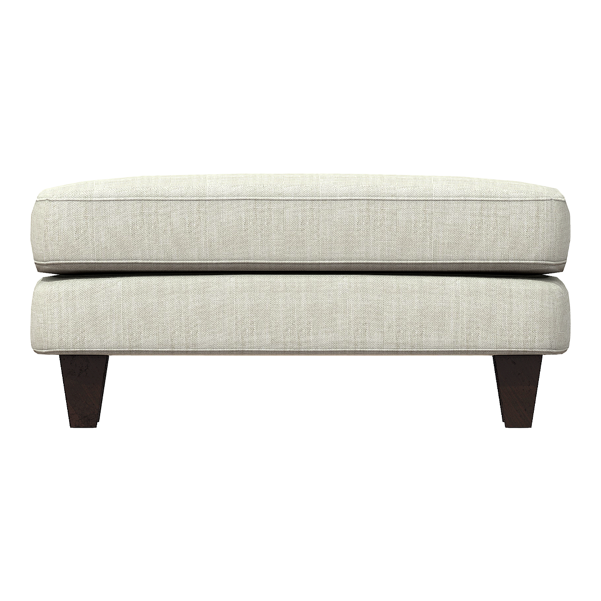 Modern Simple Nordic Ivory White Fabric Soft Bag Stool Entrance Shoe Changing Stool