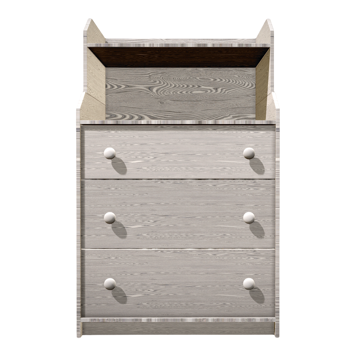 Simple Nordic Solid Wood Entrance Door Bucket Cabinet Entrance Cabinet Storage Rack