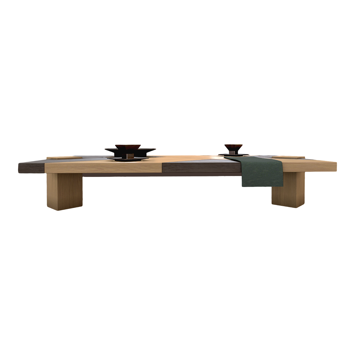 Simple Style Solid Wood Low Table Tatami Square Coffee Table