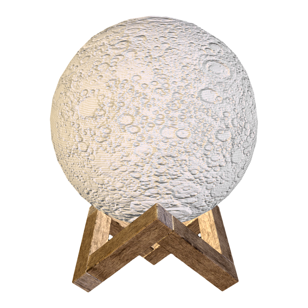 Creative modeling 3D moon nightlight bedside atmosphere lamp