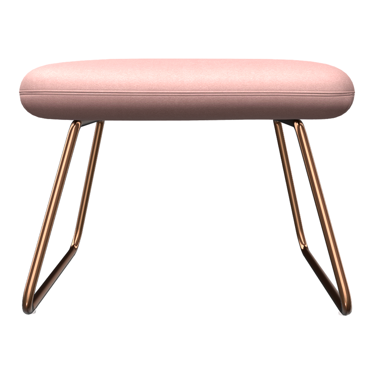 Modern Simple Light Luxury Nordic Style Pink Fabric Soft Bag Sofa Stool