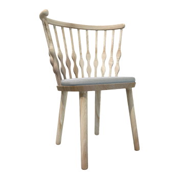 Simple French Style Ash Casual Dining Chair Windsor Chair