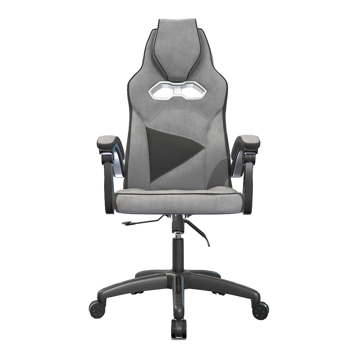 Modern Simple Grey High Back E-sports Chair Liftable Roller Wheelchair