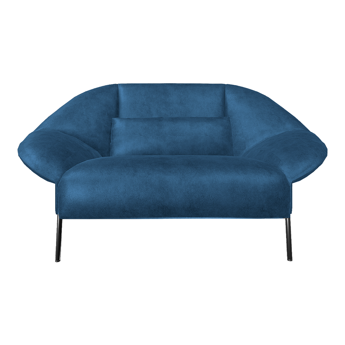 France ligne roset freehand space PAIPAI dark blue technology fabric soft bag single sofa high sofa chair