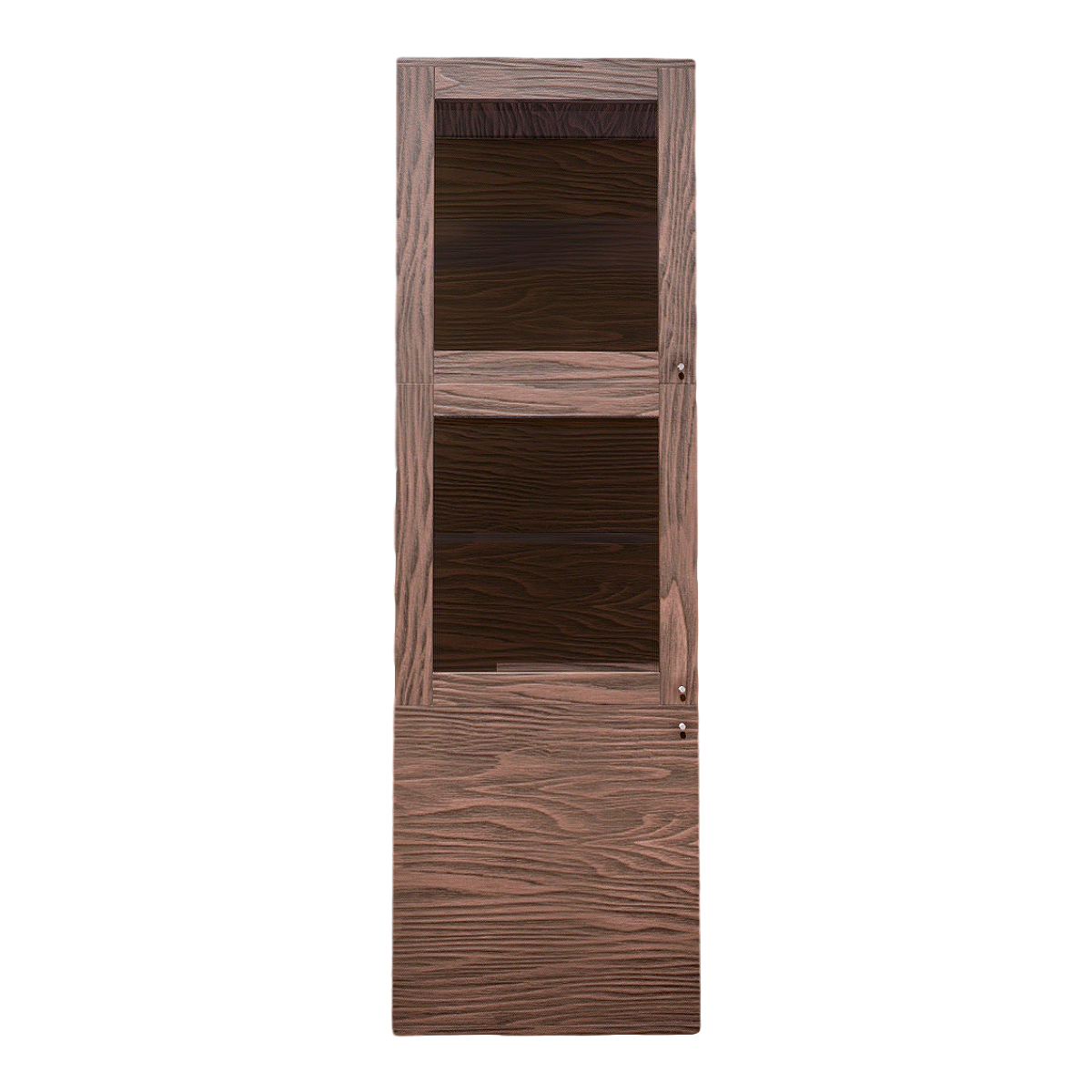 Modern Minimalist Style Glass Cabinet Door Solid Wood Wall Side Cabinet Vertical Cabinet