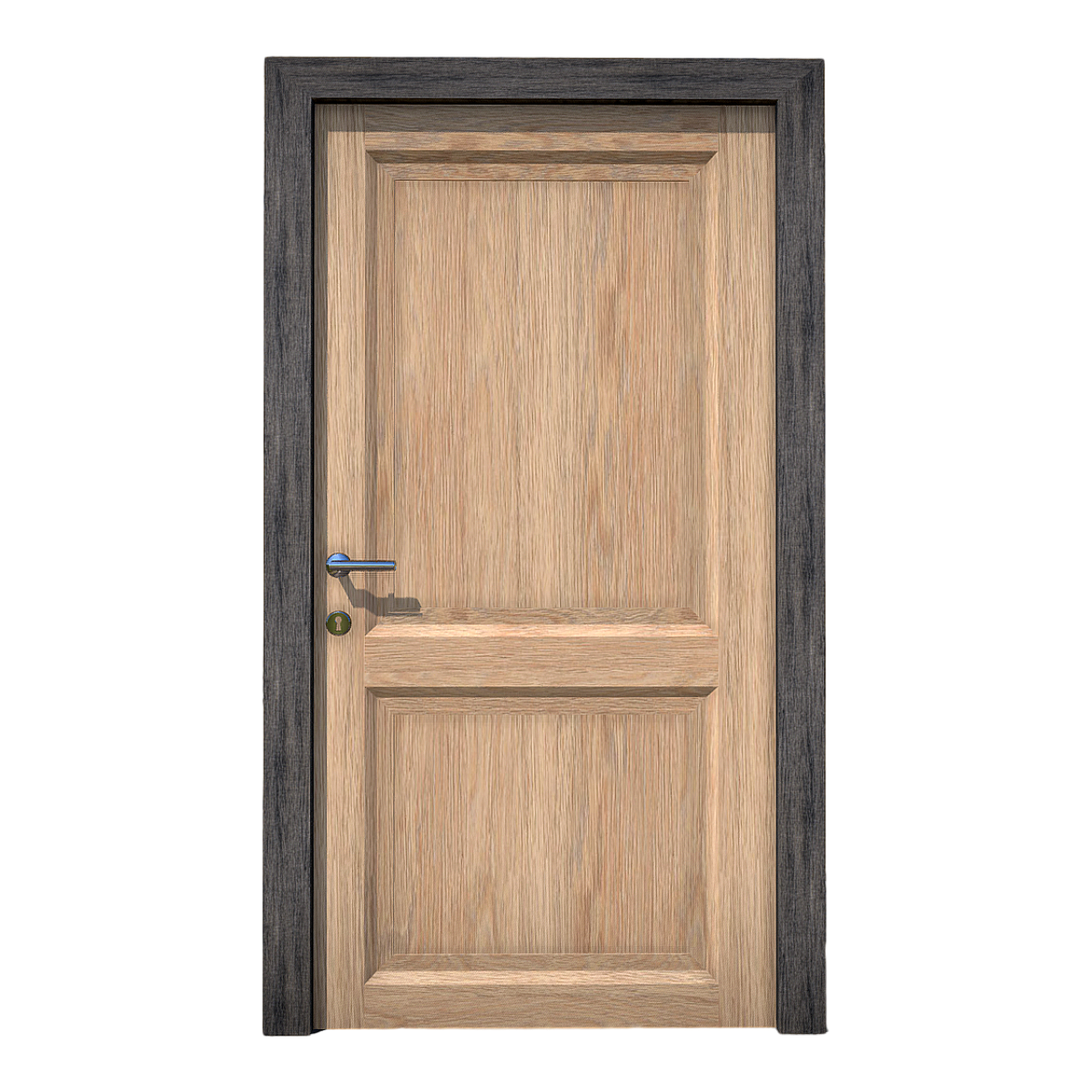 Simple retro American style solid wood door for bedroom door