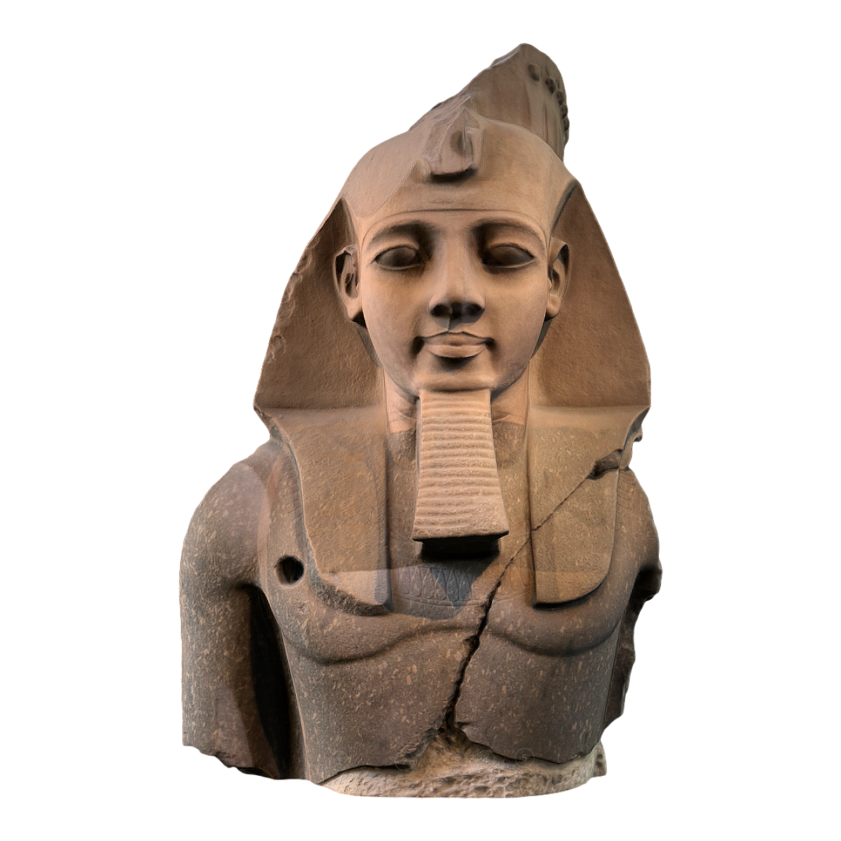 The bust of Ramses II in the British Museum