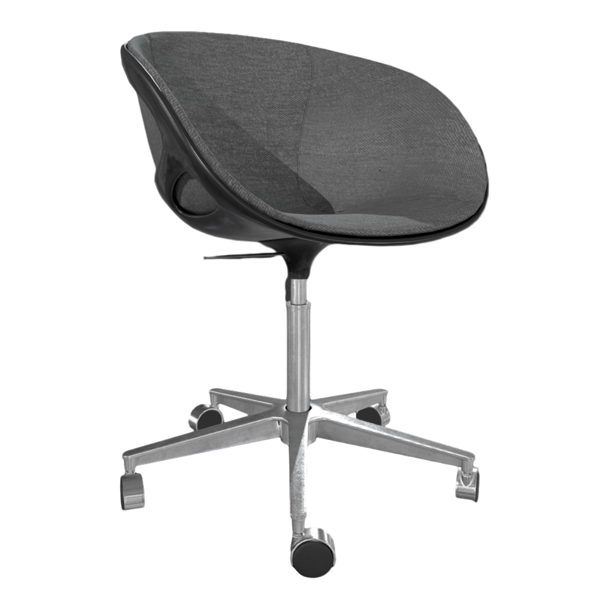 Modern Simple dark gray Fabric Soft Roller Lifting Chair