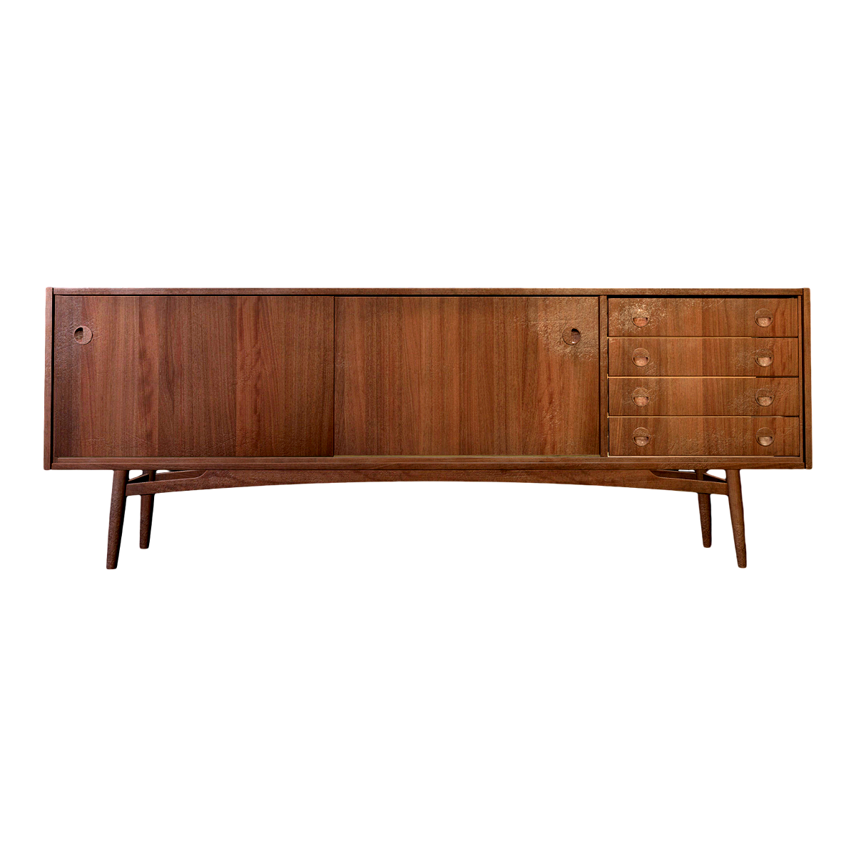 Old Minimalist Solid Wood Floor-to-Floor TV Cabinet Porch Storage Cabinet