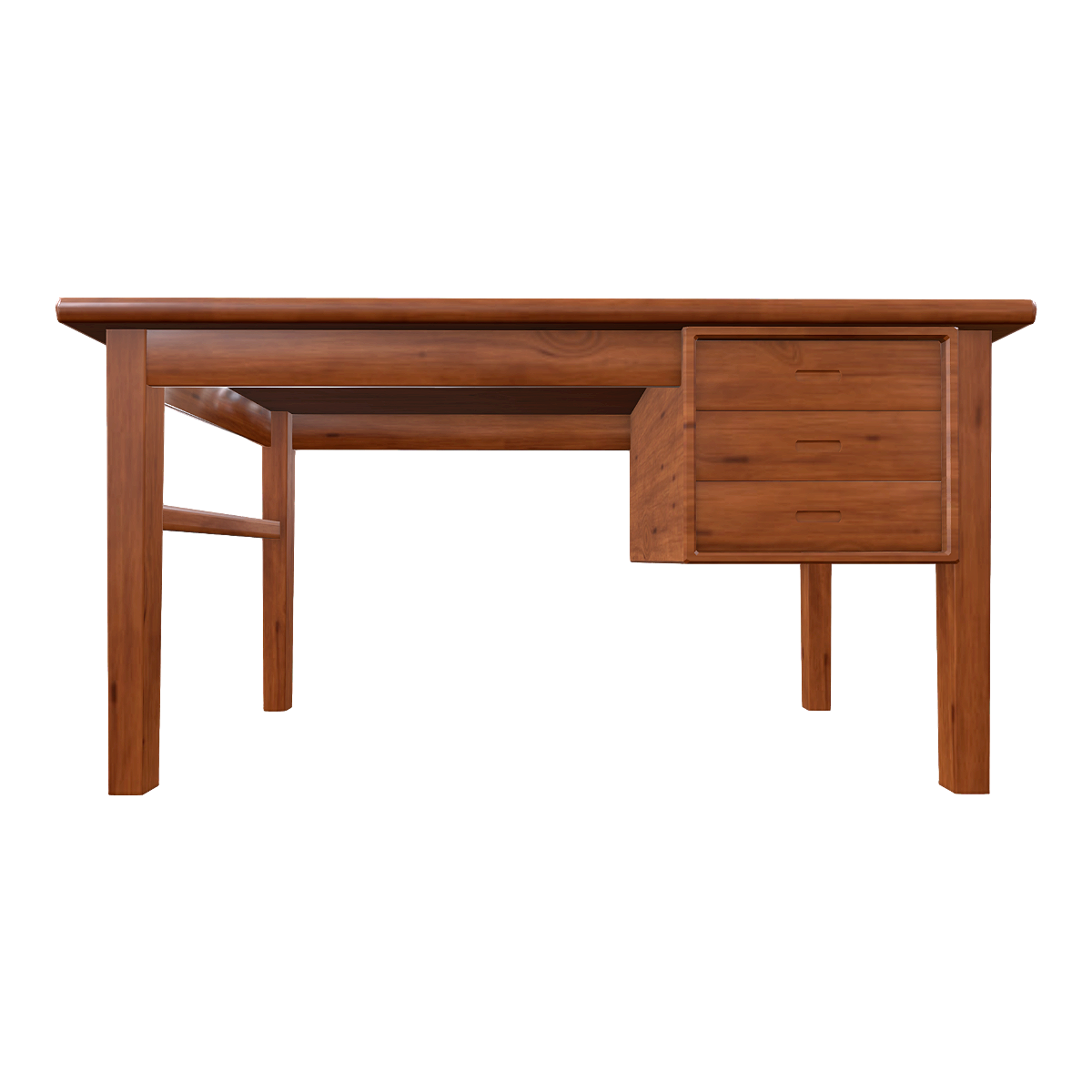 Vintage Simple Solid Wood Desk with Drawer Writing Desk