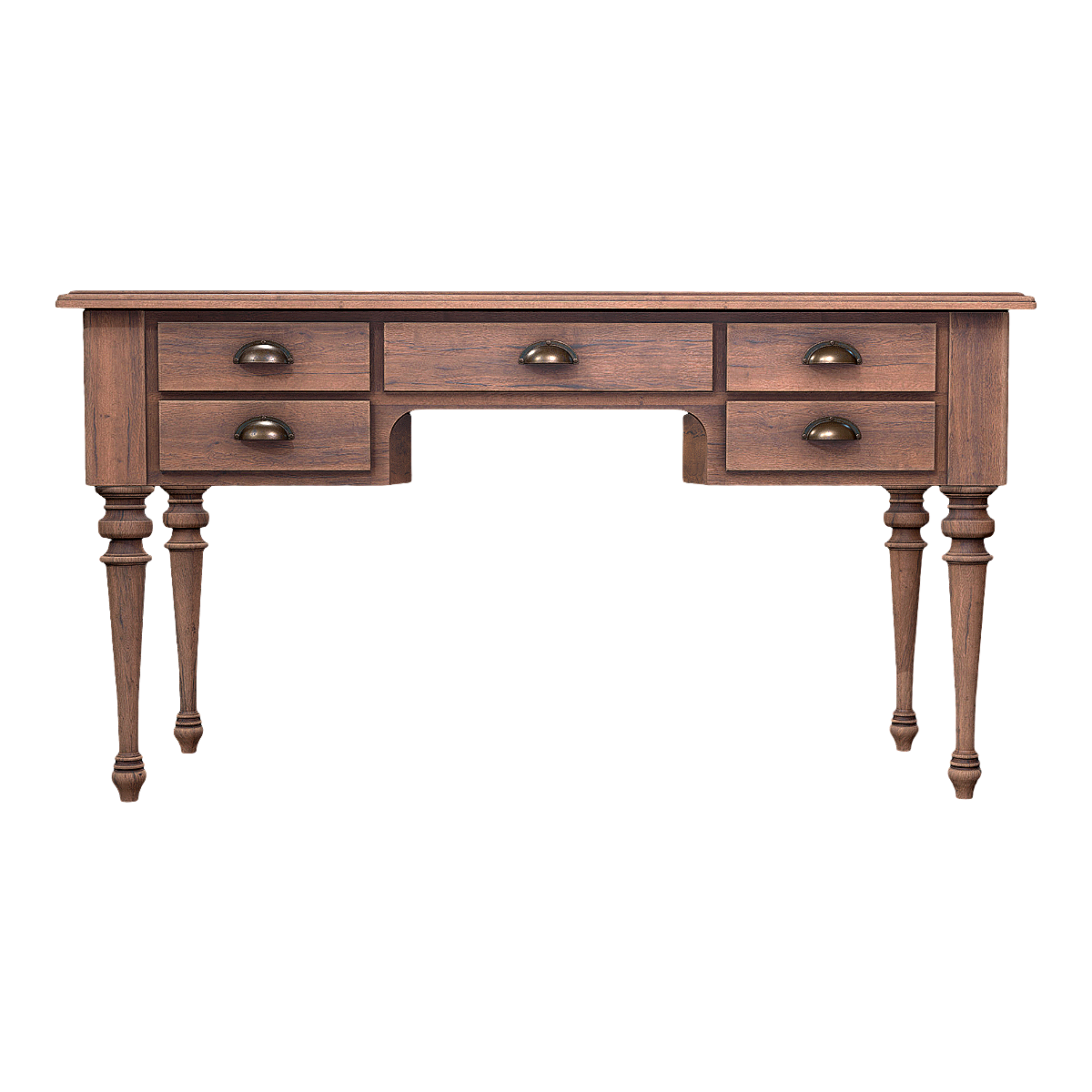 Retro American Style Solid Wood Drawer Table Desk Office Desk