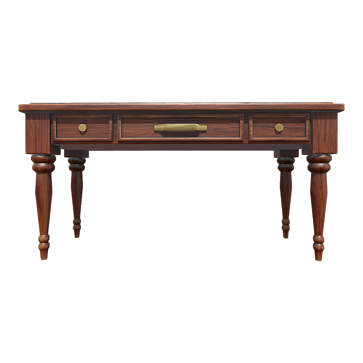 Vintage American Style Solid Wood Dressing Table with Drawer Desk Office Desk