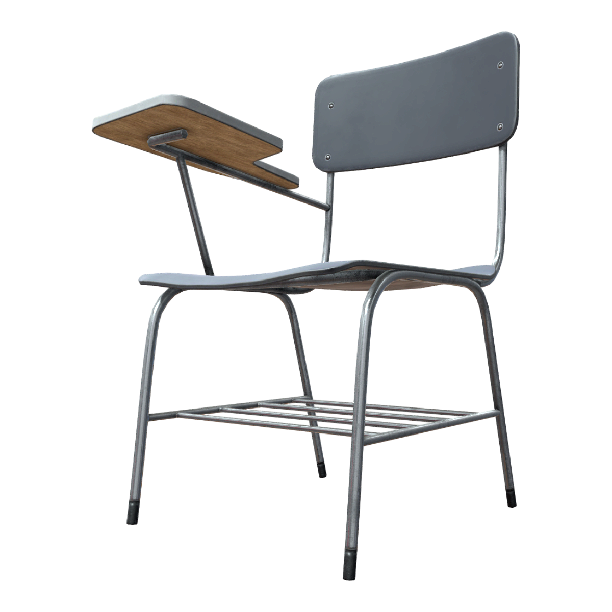 Modern Simple One-piece Solid Wood Training Chair with Writing Board Conference Chair Teaching Chair