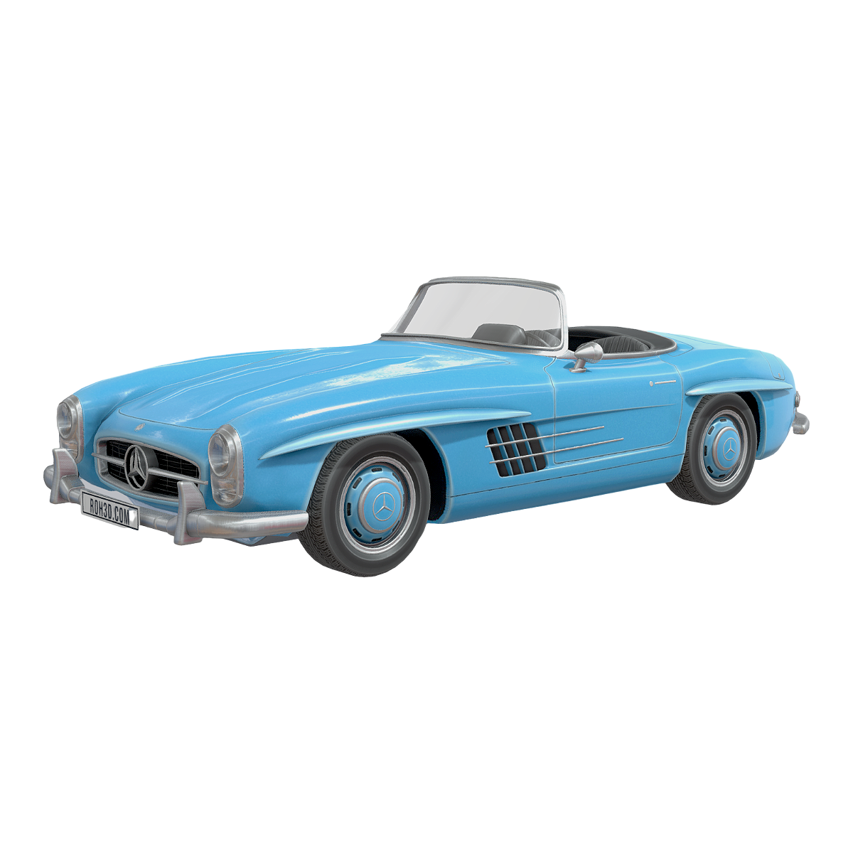 Classic Blue Mercedes Benz 300SL Convertible Edition (Mercedes-Benz 300SL)