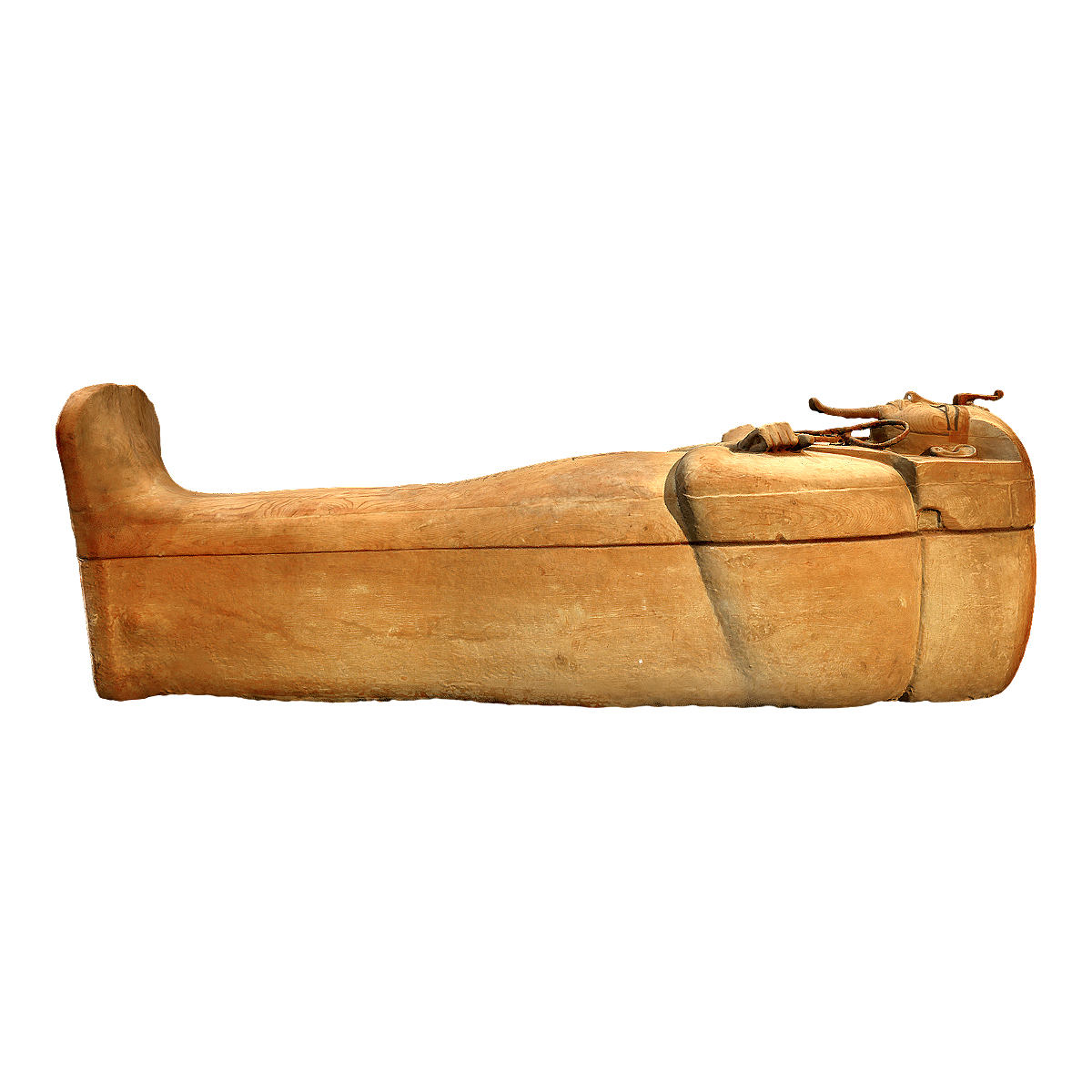 Coffin of Pharaoh Ramses II of ancient Egypt