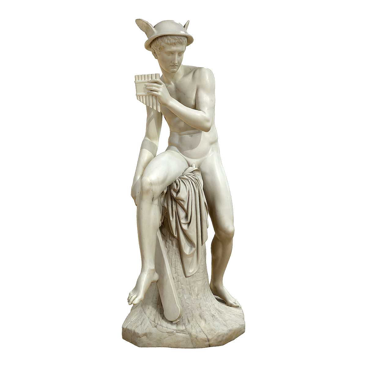 Statue of the mythological figure Mercury