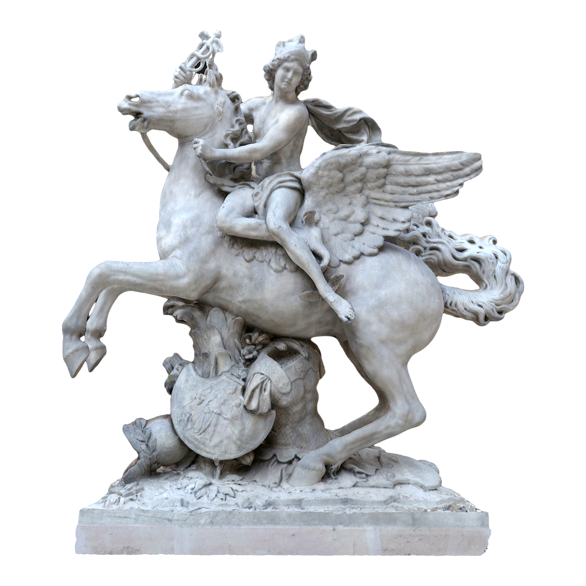 Statue of Mercury on a Flying Horse