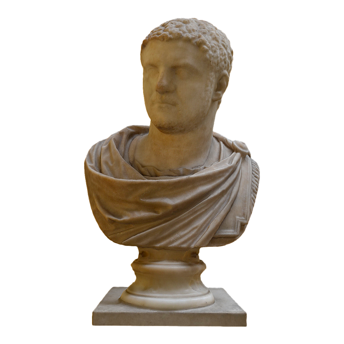Roman Emperor Caracalla marble bust
