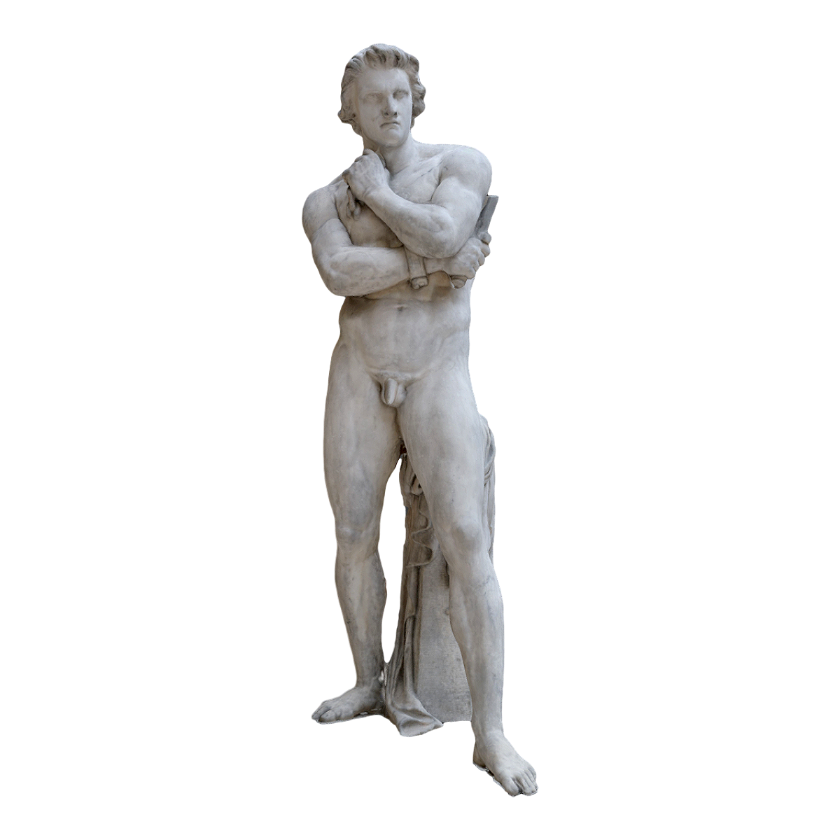 Spartacus marble sculpture