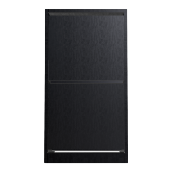 IKEA BISSA Pizza Series Black Double layered Shoe Cabinet Wall Cabinet