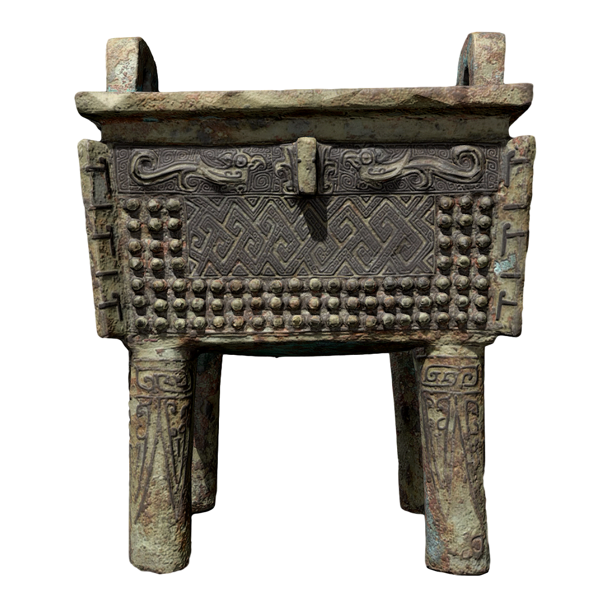 Fang Ding from the Late Shang Dynasty