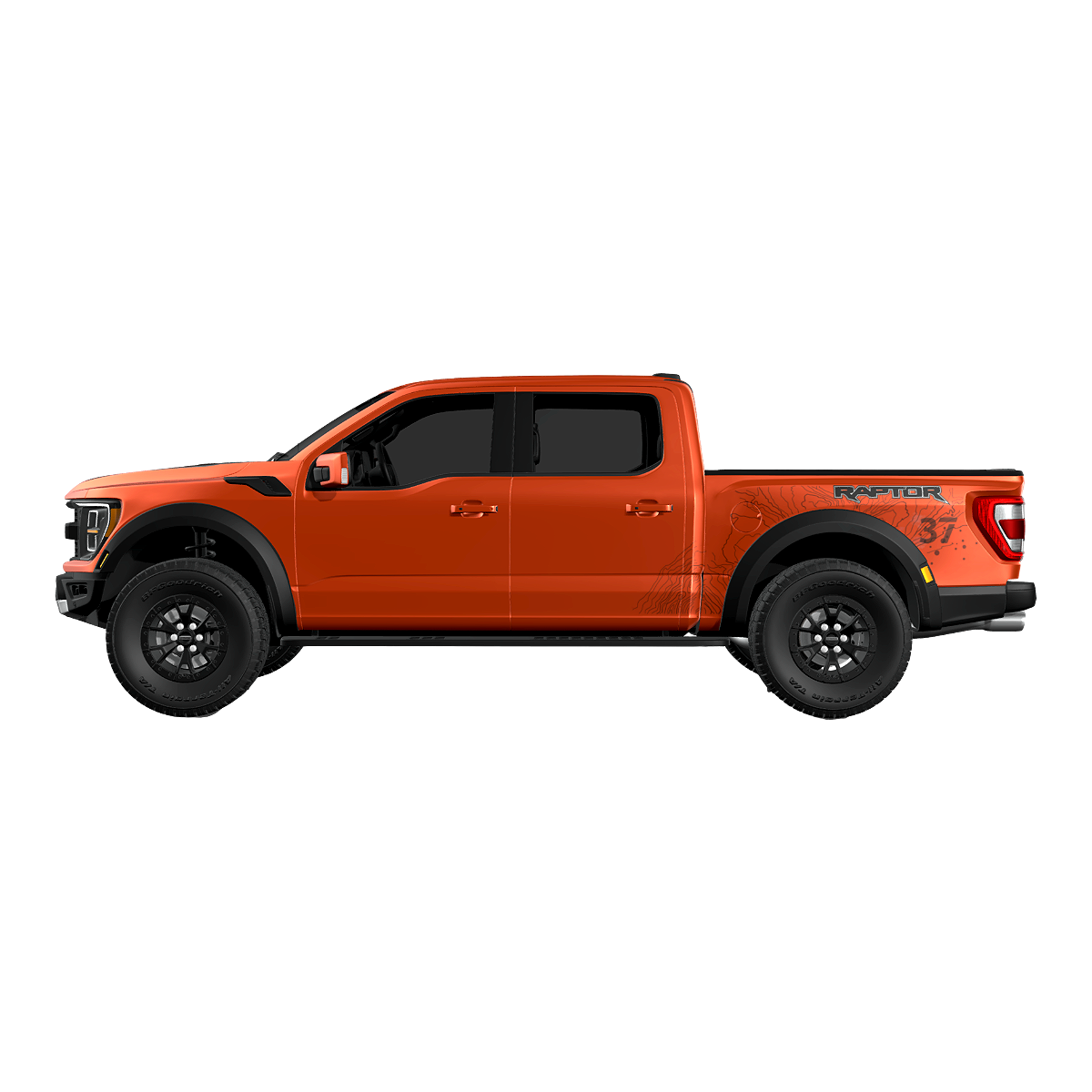 Ford F150 Raptor 2021 Fearless Orange