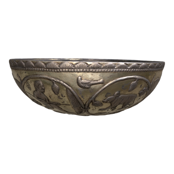 Silver Bowl from the Sassanid Dynasty
