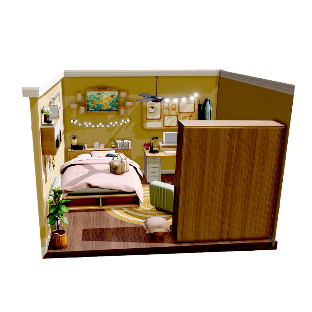 Bedroom 3D Scene
