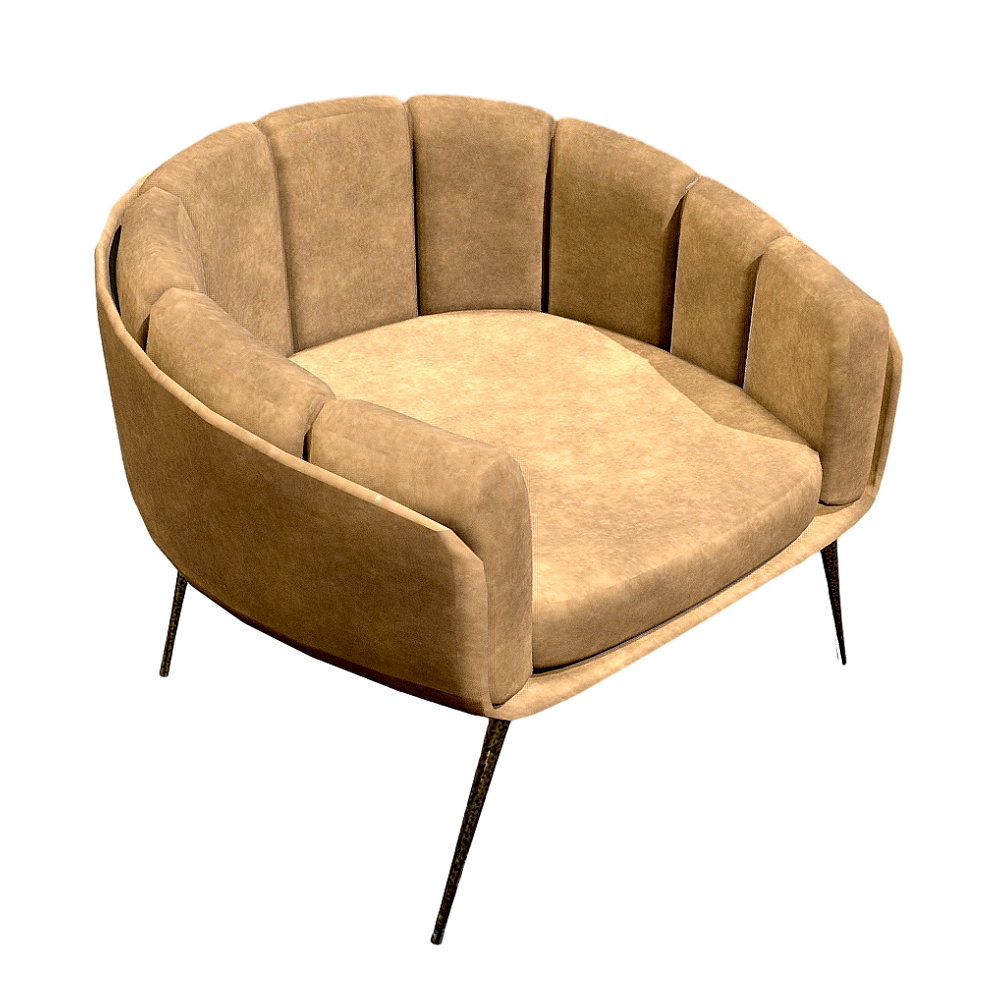Simple Fabric Single Sofa Chair