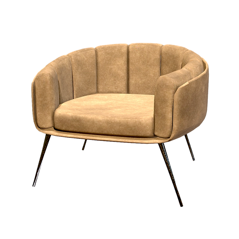 Simple Fabric Single Sofa Chair