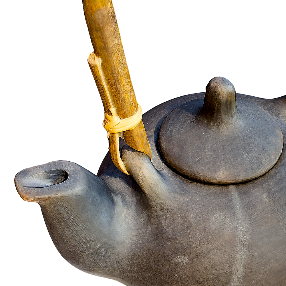 Japanese-style lifting beam teapot stoneware tea maker